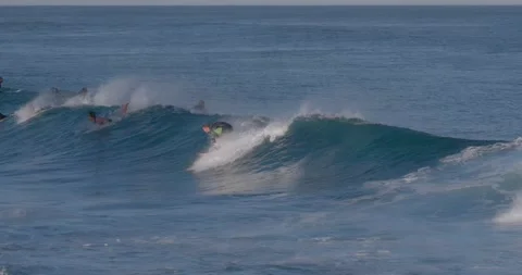 SURFING SLOW MOTION BRONTE 2 Stock Footage 163274006
