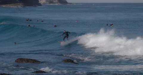 SURFING SLOW MOTION 動画素材 163273998