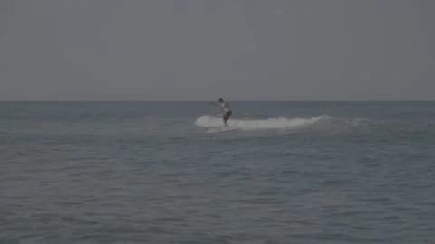 Surfing Slow Motion Stock Footage 168110424