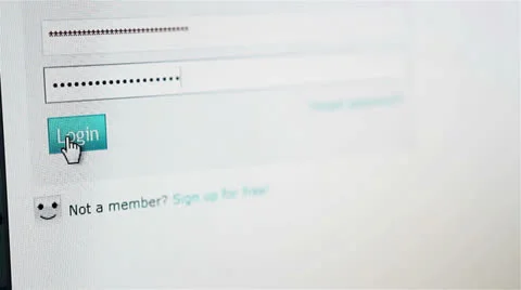 Surfing on web pages Stock Footage 22481207