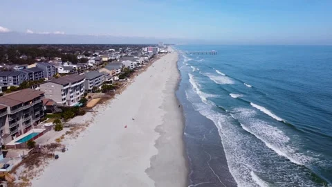 Surfside Beach South Carolina Stock Footage 274687777