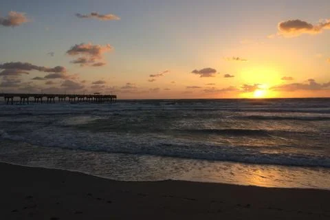 Surfside Sunrise Stock Photos