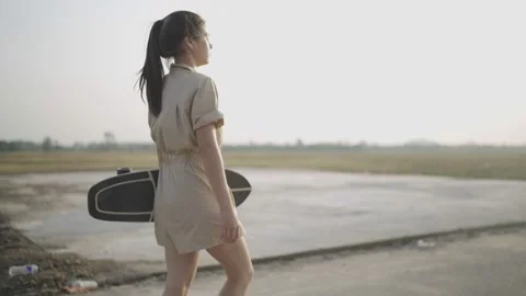 SurfSkateBoard Stock Footage 148127598