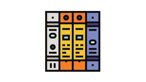 Surge protector electrical engineer color icon animation Stock Footage 326107620