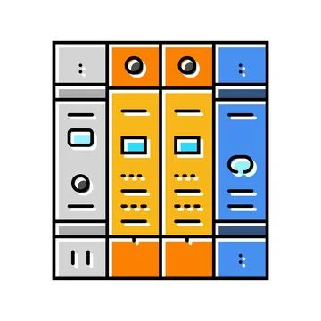 Surge protector electrical engineer color icon vector illustration 스톡 일러스트