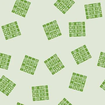 Surge protector electrical engineer glyph seamless pattern イラスト素材