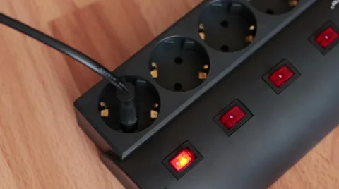 Surge protector. Stock Footage 55706506