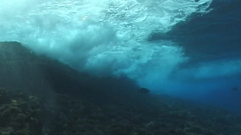 Surge at surface Stock Footage 106689206