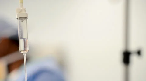 Surgeon and drip Stock Footage 24671164
