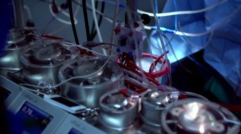Surgeon doing heart surgery Stock Footage 44246303