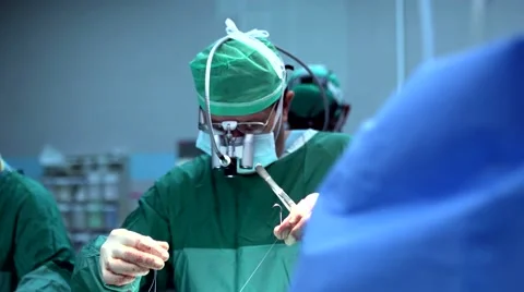 Surgeon doing heart surgery Stock Footage 44247054