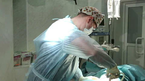 Surgeon during liposuction Stock-Footage 57810280