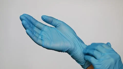 Surgeon getting ready for operation. Stock Footage 308398949