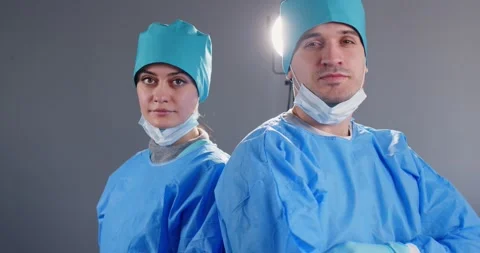 Surgeon group of super professional team, medical doctors surgical team Stock Footage 341795920