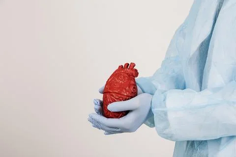 Surgeon with heart Stock Photos