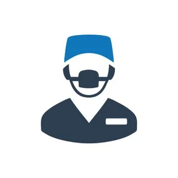 Surgeon Icon Stock Illustration