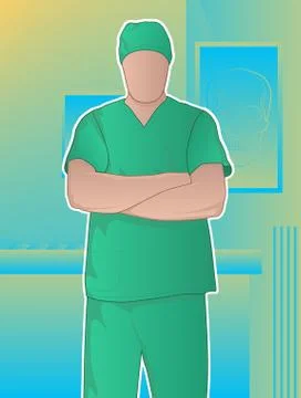 Surgeon Stock Illustration