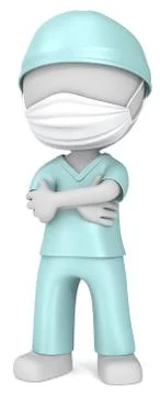 The Surgeon. Stock Illustration