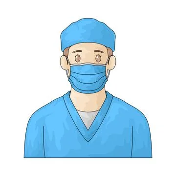 Surgeon illustration Stock Illustration