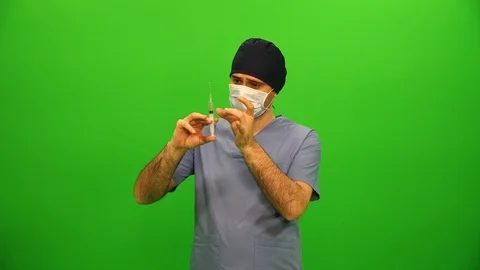 Surgeon With Needle Stock Footage 88652513