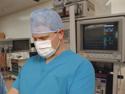 Surgeon in operating room 写真素材