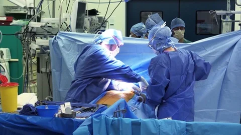Surgeon preparing the operation Stock Footage 85895664