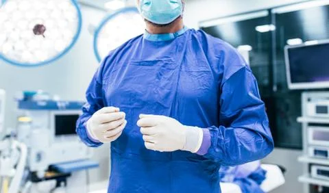 Surgeon ready for the next operation Fotos Stock
