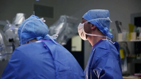 Surgeon robot operation Stock Footage 85892113