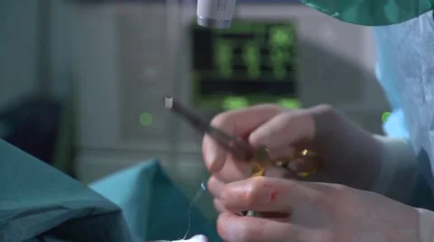 Surgeon Stitching during operation. Stock-Footage 52727018