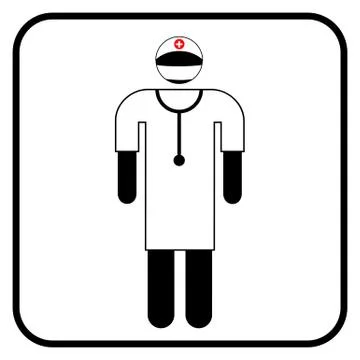 Surgeon symbol Stock Illustration