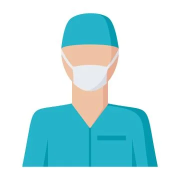 Surgeon Vector Icon Stock Illustration