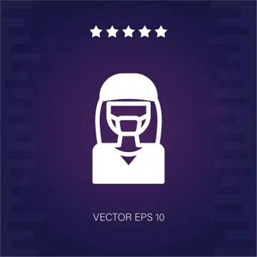 Surgeon vector icon Stock Illustration