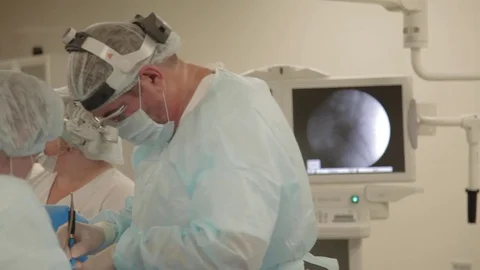 Surgeon at work  Stock Footage 81236075