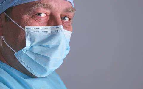 Surgeon at work in operating room. Stock Photos