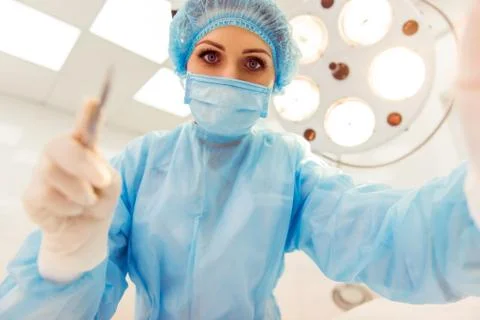Surgeon at work Stock Photos