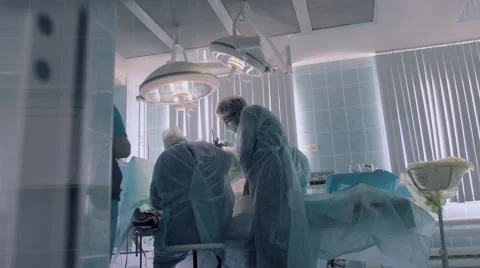 Surgeons are busy with performing the operation Stock-Footage 68930322