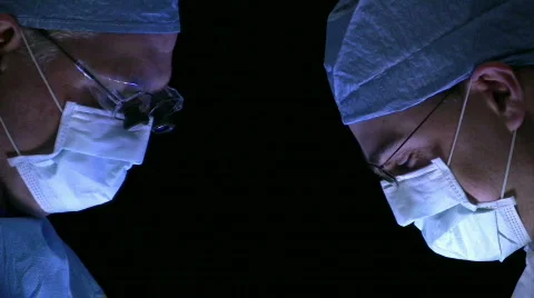 Surgeons on Black Stock Footage 599117