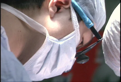 Surgeons During Open Heart Surgery Stock Footage 149614