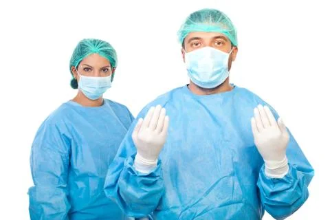 Surgeons team Stock Photos