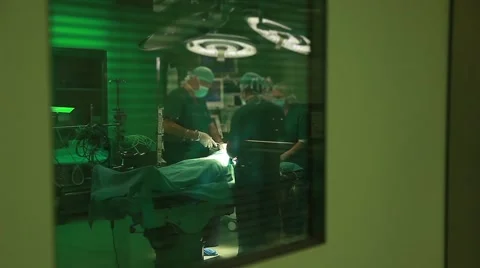 Surgeons team preforming operation. Stock Footage 41531494