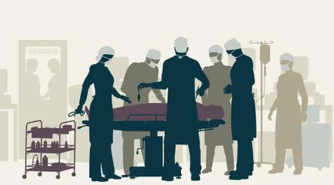 Surgery Illustrazione stock
