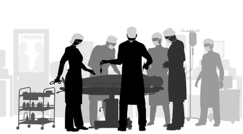 Surgery Illustrazione stock