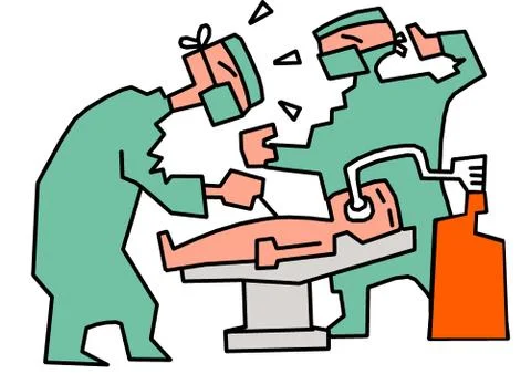 Surgery Stock Illustration