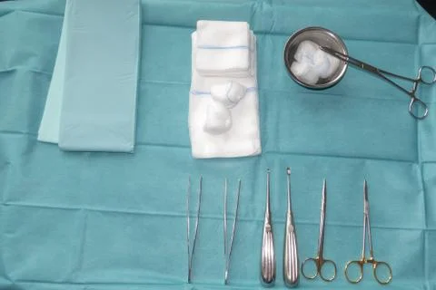 Surgery instruments in reprocessing Stock Photos