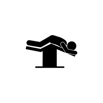 Surgery, jackknife icon. Element of patient position icon for mobile concept and Stock Illustration