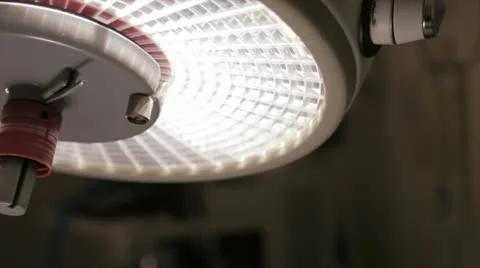 Surgery Lamps Stock Footage 12366786