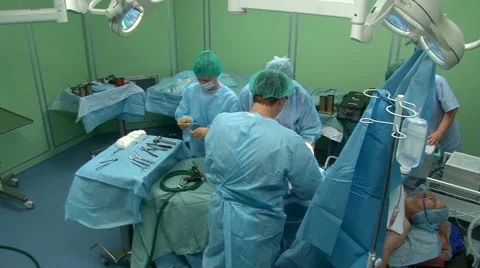 Surgery on the leg. Video stock 68143620