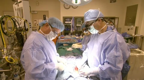 Surgery Open Heart Medium Zoom Out Video stock 20963179