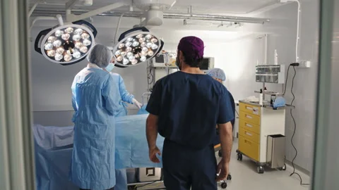 Surgery in the Operating Room Stock Footage 315988135
