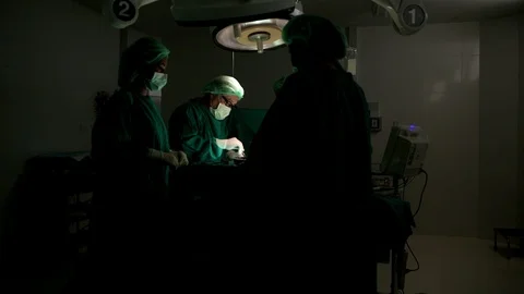 Surgery in operation. Stock Footage 92344195